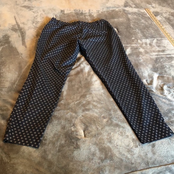 Womens size 8 H&M blue and white slacks - Picture 10 of 13